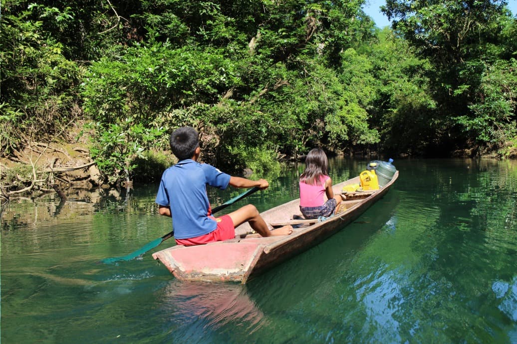 kayak blue lagoon