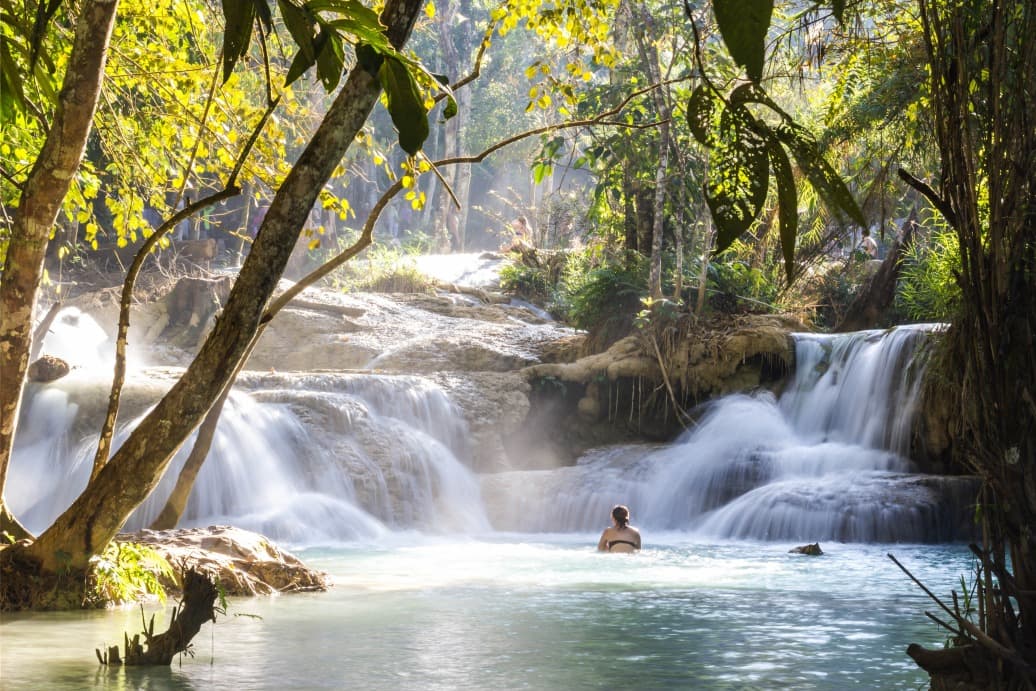 Kuang Si Waterfall