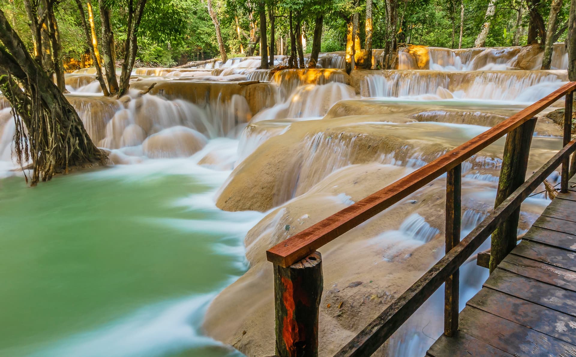 Tad Sae Waterfall